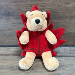 Winnie The Pooh Maple Leaf Hoodie Plush - Disney Store